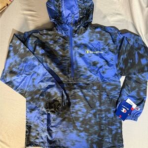 Champion Kids Blue and Black Raincoat